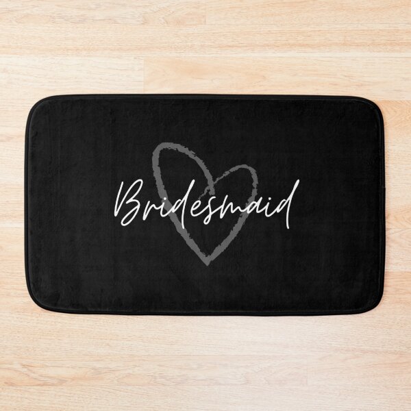 Item preview, Bridesmaid White Print with Grey Heart Logo designed and sold by AriesRising-.