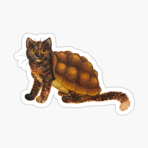 Item preview, tortoiseshell cat designed and sold by InkTheCrow.