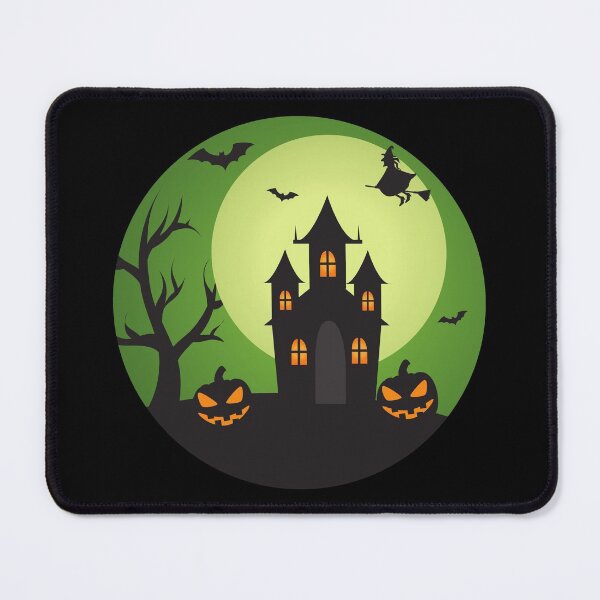 Item preview, Happy Halloween Haunted Tree and Scary Pumpkin designed and sold by EyanShop.
