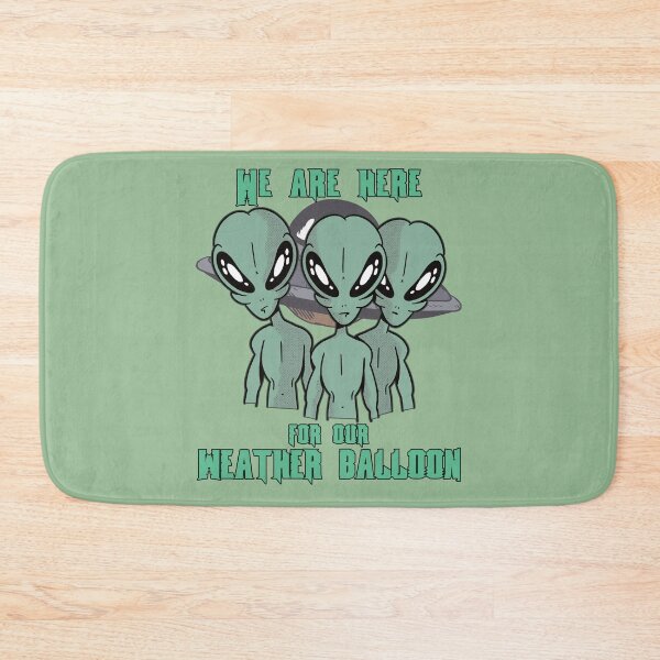 Item preview, Funny Alien Roswell 1947 Aliens Among Us, Sarcastic UFO Believer Weather Balloon Coverup Conspiracy Theory designed and sold by Ransyn Art.