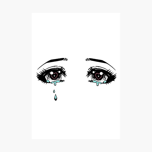 Cute anime eyes crying Cute anime eyes crying
