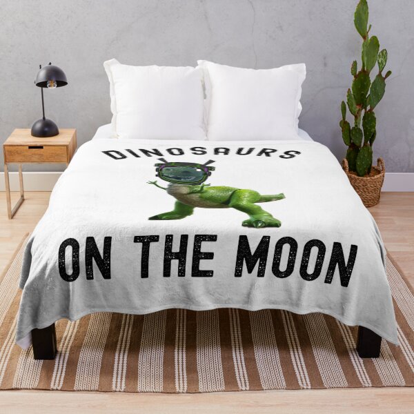 Item preview, dinosaurs on the moon designed and sold by FunnySerious.