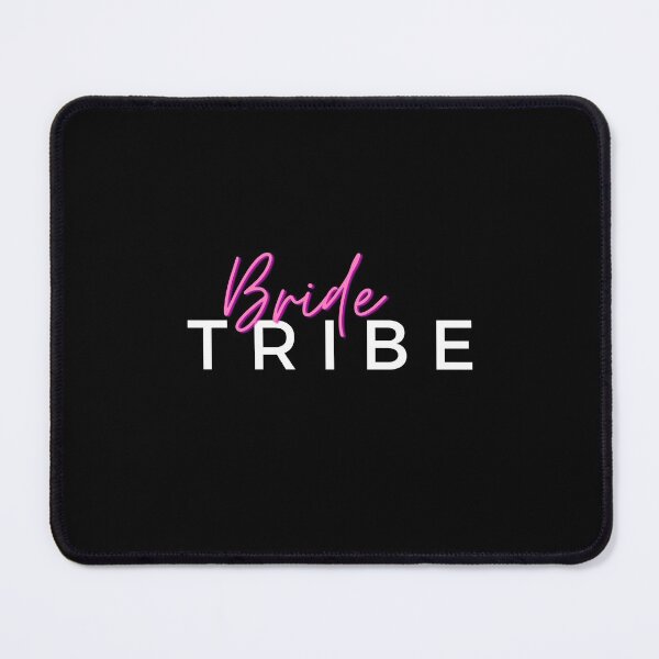 Item preview, Bride Tribe Hot Pink & White Print Logo designed and sold by AriesRising-.