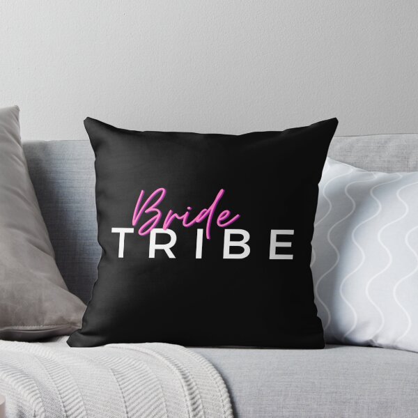 Item preview, Bride Tribe Hot Pink & White Print Logo designed and sold by AriesRising-.