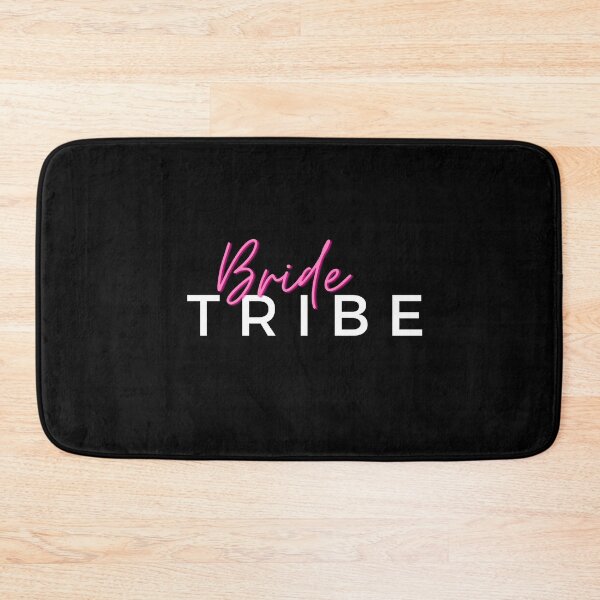 Item preview, Bride Tribe Hot Pink & White Print Logo designed and sold by AriesRising-.