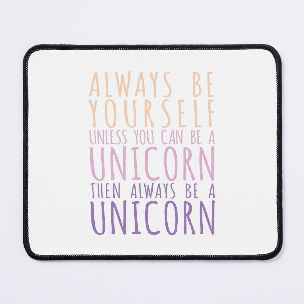 Item preview, Always Be Yourself Unless You Can Be A Unicorn, Girls Room Decor, Nursery Wall Art designed and sold by aenaonartwork.