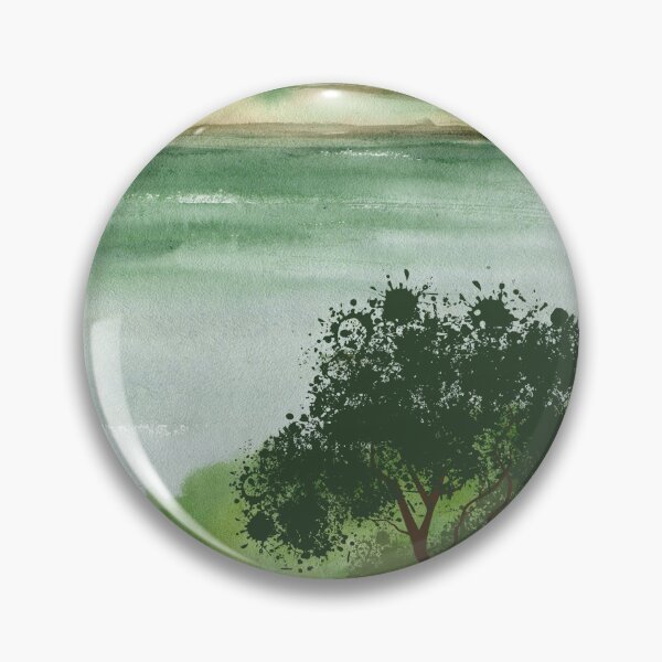 Item preview, Watercolor Lake View designed and sold by Pris25.
