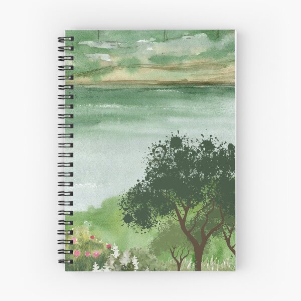 Item preview, Watercolor Lake View designed and sold by Pris25.