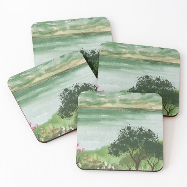Item preview, Watercolor Lake View designed and sold by Pris25.