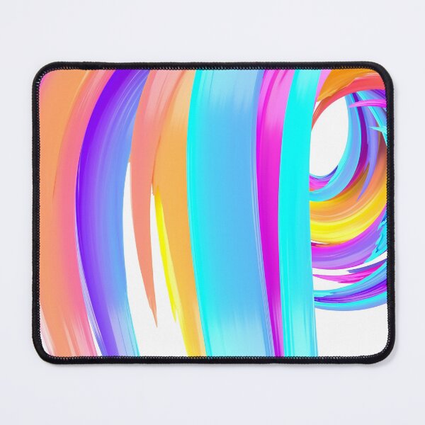 Item preview, Multicolored abstract twisted brush stroke. Bright curl, artistic spiral. designed and sold by tatkhagata.