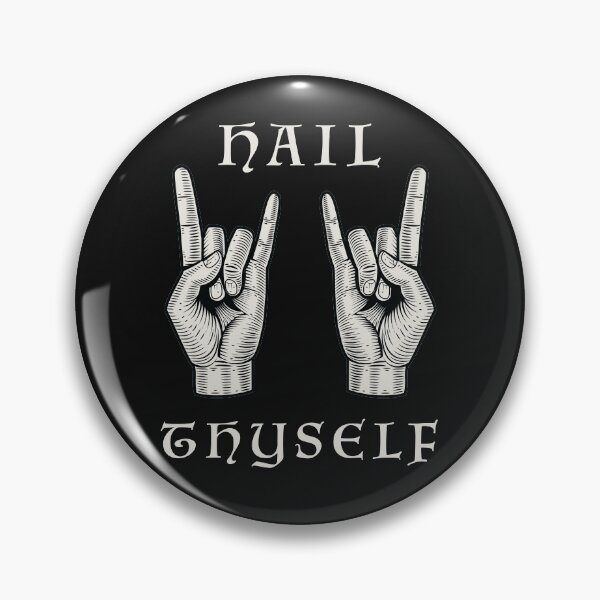 Item preview, Hail Thyself Devil Horn Hands Hail Yourself Hail Satan designed and sold by AlasAHintStudio.