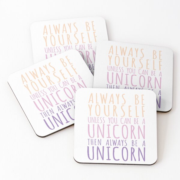 Item preview, Always Be Yourself Unless You Can Be A Unicorn, Girls Room Decor, Nursery Wall Art designed and sold by aenaonartwork.