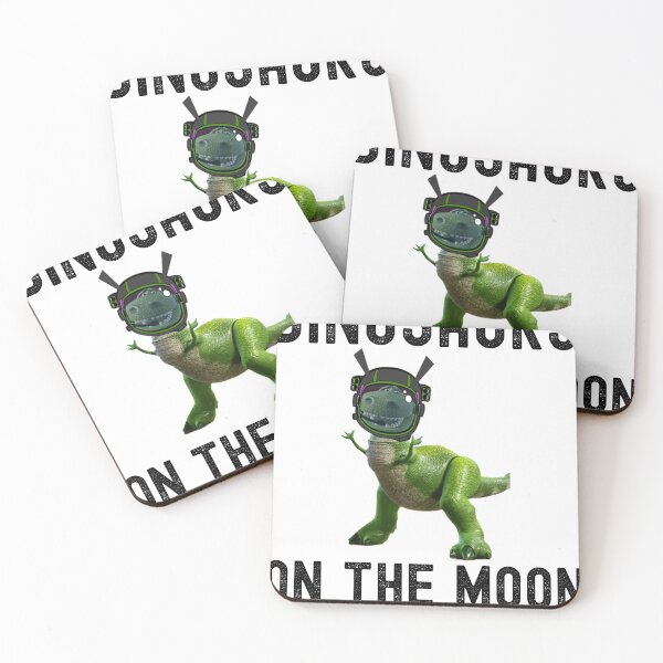 Item preview, dinosaurs on the moon designed and sold by FunnySerious.