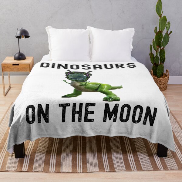 Item preview, dinosaurs on the moon designed and sold by FunnySerious.