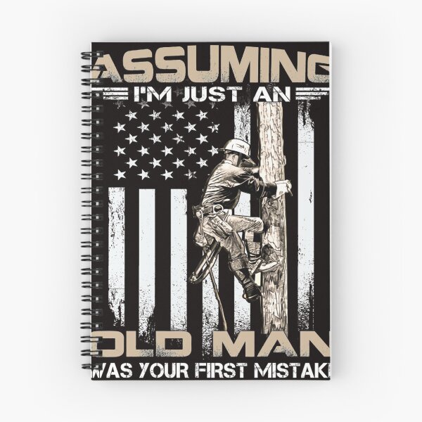 Item preview, Lineman Assuming I'm Just An Old Man Was Your First Mistake designed and sold by DavidBenson47.