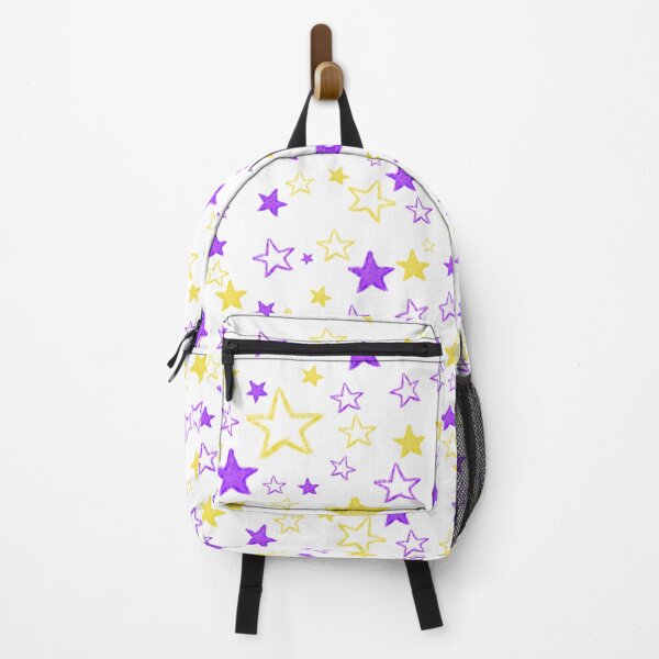 Item preview, Purple and Yellow Star Pattern designed and sold by mN-online.