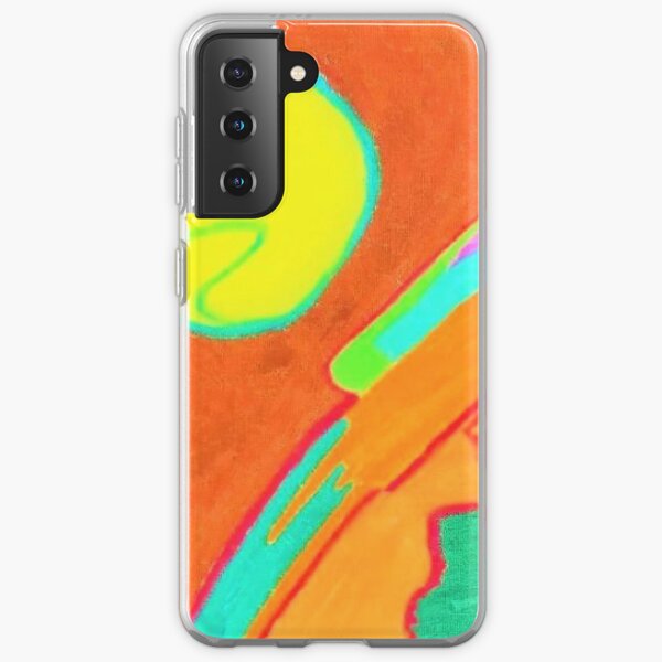 SUNNY MOON - Abstract Art Design - scroll down Samsung Galaxy Soft Case