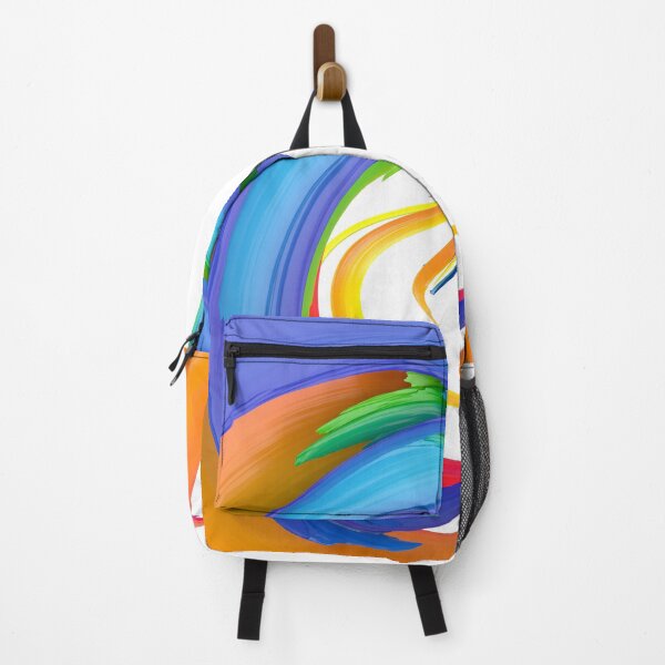 Item preview, Multicolored abstract twisted brush stroke. Bright curl, artistic spiral. designed and sold by tatkhagata.