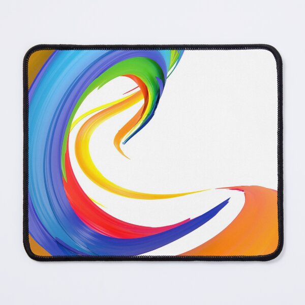Item preview, Multicolored abstract twisted brush stroke. Bright curl, artistic spiral. designed and sold by tatkhagata.