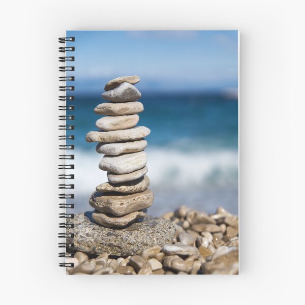 Item preview, Stones piled in front of the sea designed and sold by RafaelLima7.