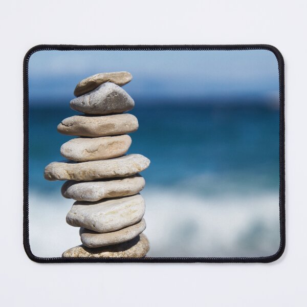 Item preview, Stones piled in front of the sea designed and sold by RafaelLima7.