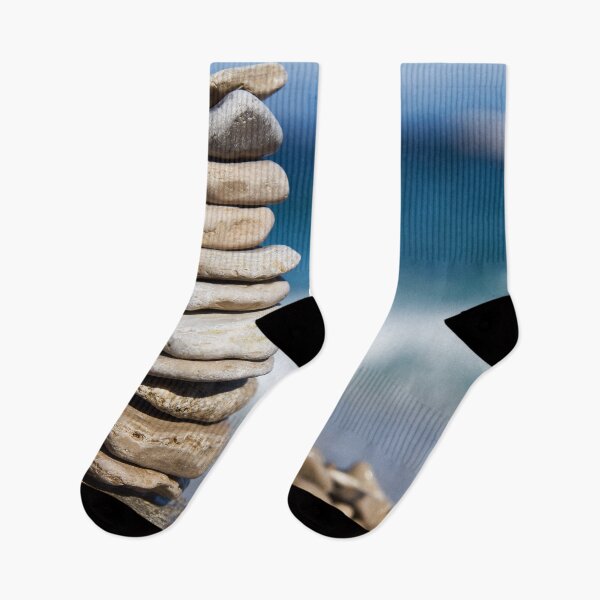 Item preview, Stones piled in front of the sea designed and sold by RafaelLima7.
