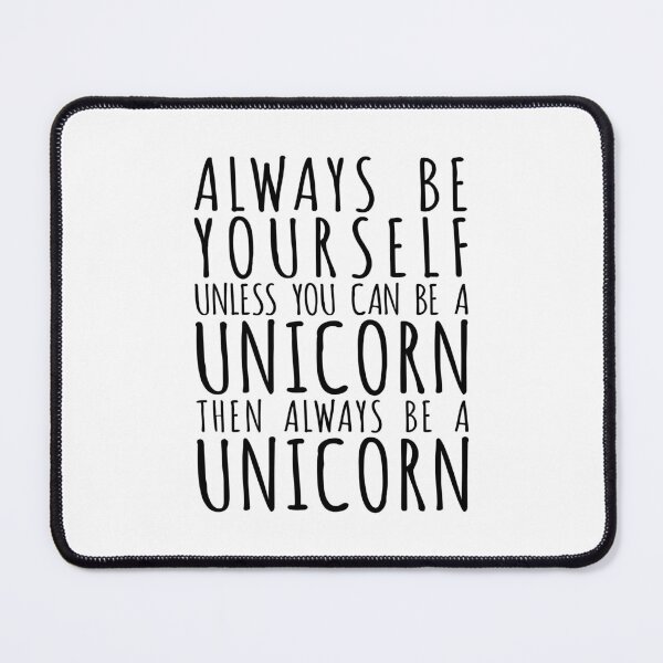 Item preview, Always Be Yourself Unless You Can Be A Unicorn, Quote For Girls, Nursery Art designed and sold by aenaonartwork.