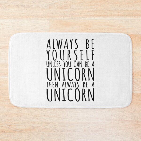 Item preview, Always Be Yourself Unless You Can Be A Unicorn, Quote For Girls, Nursery Art designed and sold by aenaonartwork.