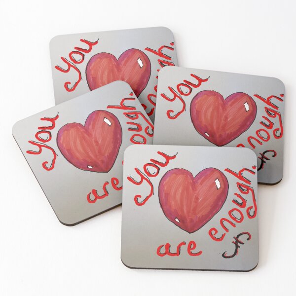 Item preview, You are Enough heart designed and sold by DancingCreek.