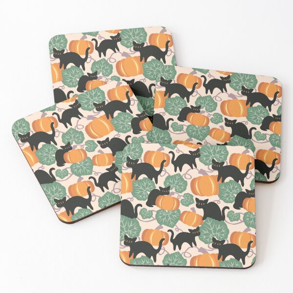 Item preview, Pumpkin Patch Cats designed and sold by Alysha Newton.