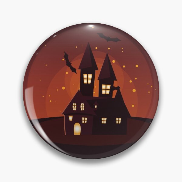 Item preview, Happy Halloween Black Bat and Scary Castle designed and sold by EyanShop.