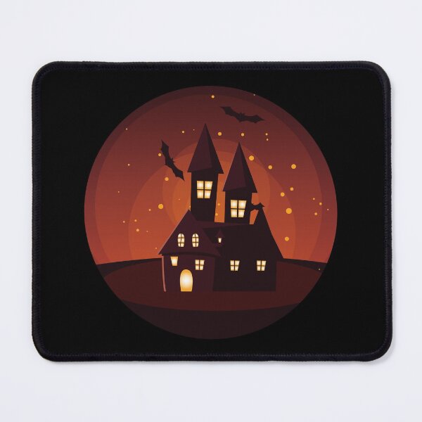 Item preview, Happy Halloween Black Bat and Scary Castle designed and sold by EyanShop.