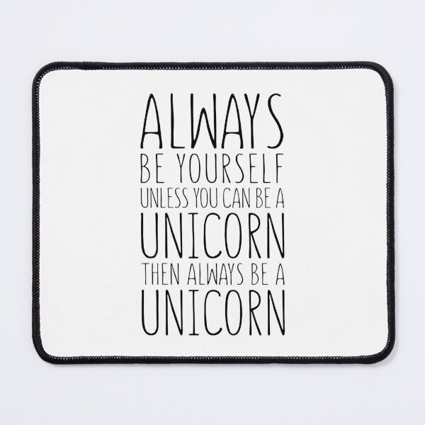 Item preview, Always Be Yourself Unless You Can Be A Unicorn, Quote For Girls, Nursery Art designed and sold by aenaonartwork.