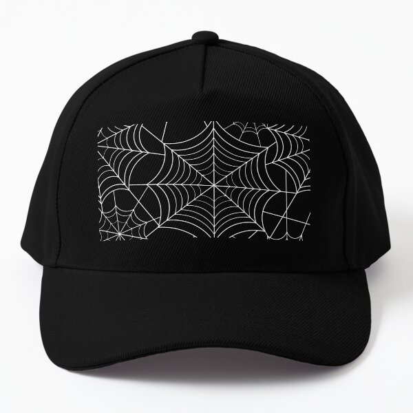 Halloween Black-White Spider Web Baseball Cap
