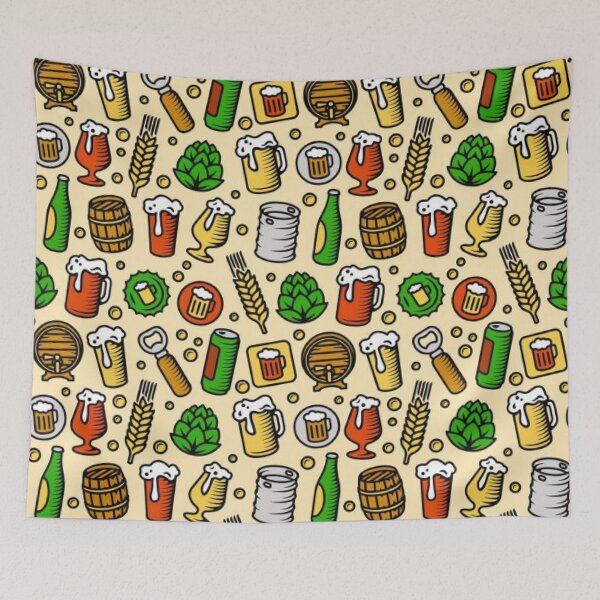 Item preview, Colorful Beer Time designed and sold by WinkyDoodle.