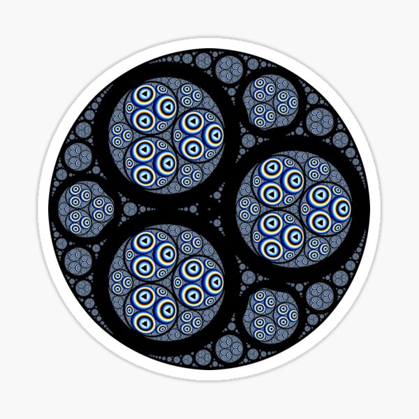 Artikel-Vorschau von Apollonian Gasket Mandelbrot 002, designt und verkauft von Rupert Russell.