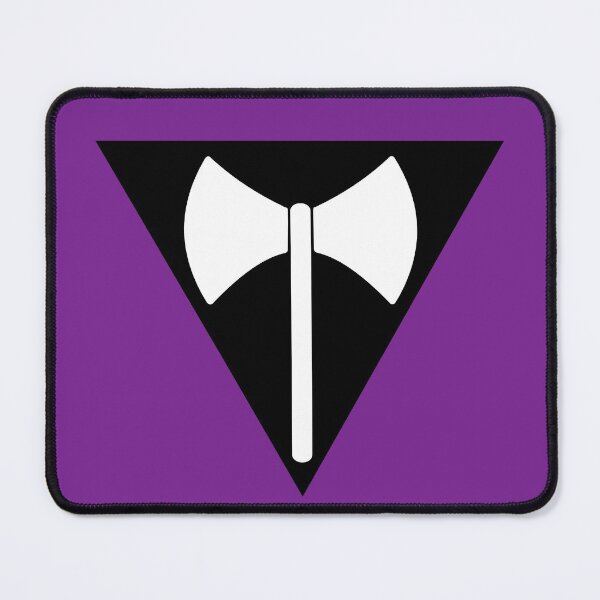Item preview, Lesbian (Labrys) Pride Large Flag Print  designed and sold by SimplyPride.