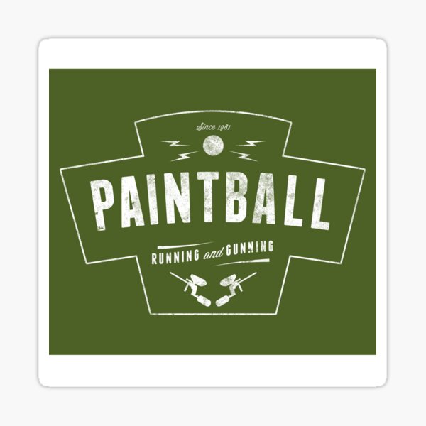 Vista previa del artículo con la obra «Running y Gunning Paintball!», diseñado y vendido por dtkindling.