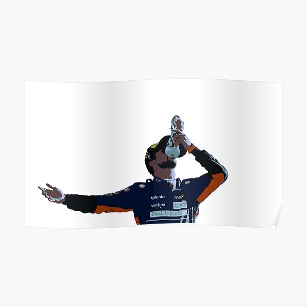 Daniel Ricciardo Shoey Monza 2021 Poster