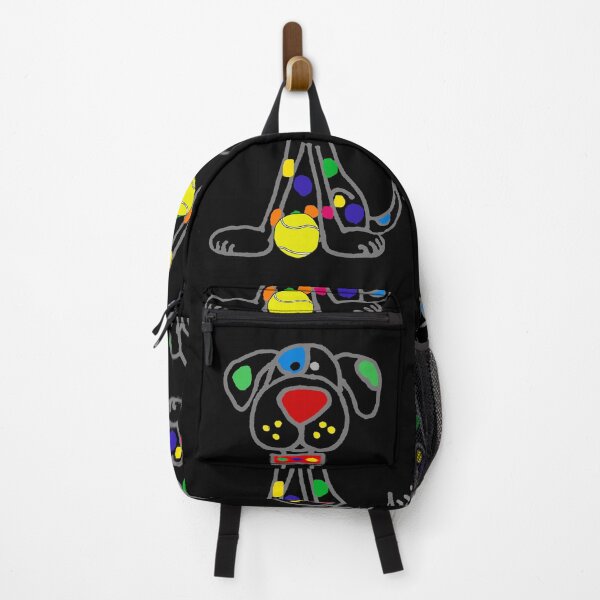 Item preview, Funny Black Dog with Tennis Ball designed and sold by Nature's Fancy.