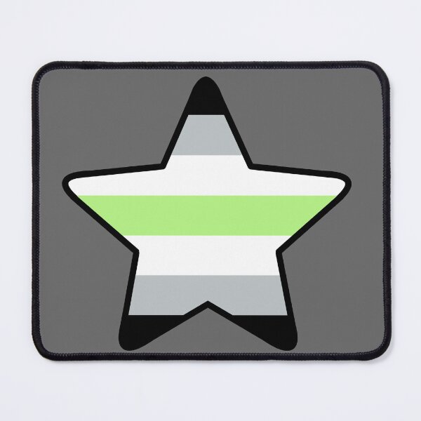 Item preview, Agender Pride Star (updated) designed and sold by SimplyPride.