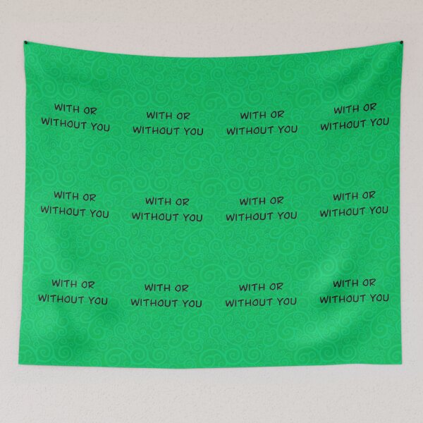Item preview, With or without you designed and sold by QuirkyCraftz.