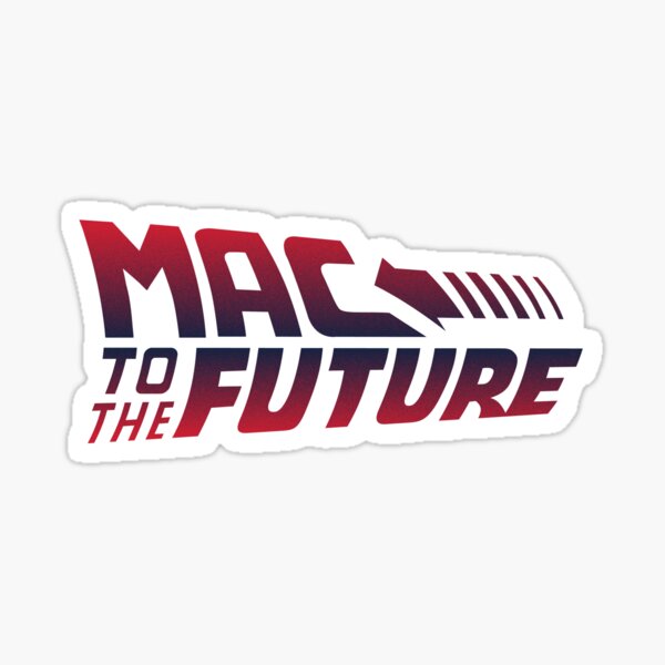 "Mac to the Future, Mac Jones, New England Patriots" Sticker for Sale by beclaireful Redbubble