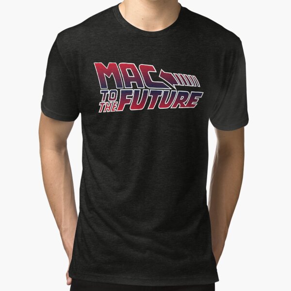 Shedd Shirts Navy Mac Patriots Mac to The Future T-Shirt