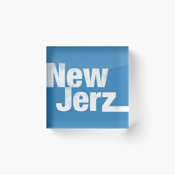 Item preview, New Jerz (New Jersey Style Blue) designed and sold by TheDirtyType.