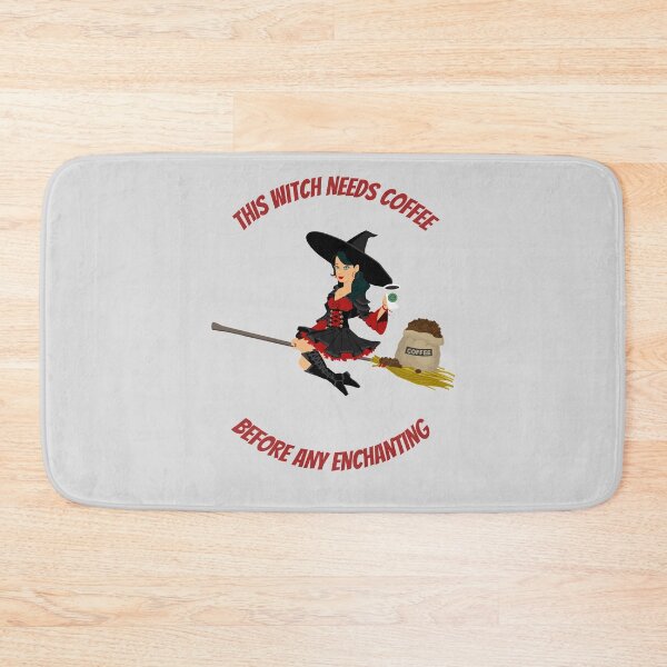 Item preview, This witch needs coffee before any enchanting designed and sold by Dreamingnewfie.