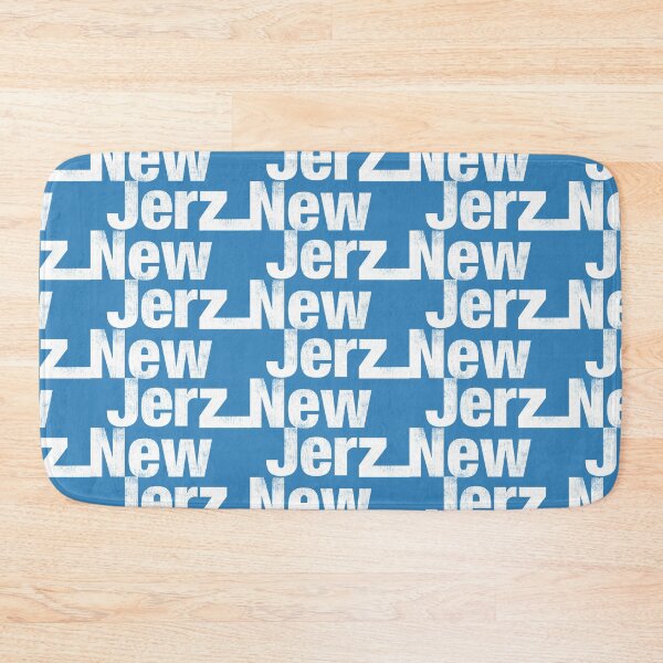Item preview, New Jerz (New Jersey Style Blue) designed and sold by TheDirtyType.