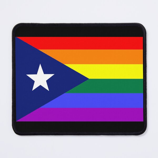 Item preview, Puerto Rican Rainbow Pride Flag designed and sold by SimplyPride.