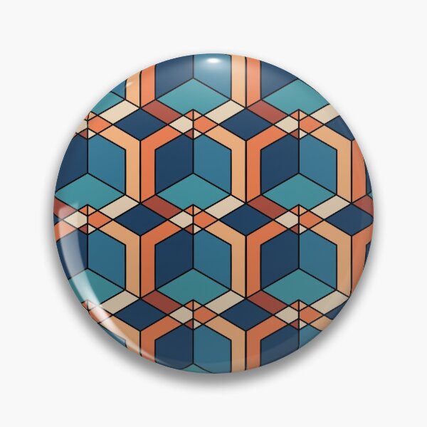 Item preview, Geometric retro cube designed and sold by GF-Creative.