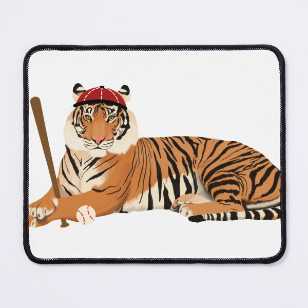 Item preview, Baseball Tiger Red designed and sold by cmd-art.